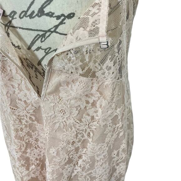 Victoria’s Secret Dream Angels Floral Lace & Ring Slip Dress Size Small - Picture 7 of 12